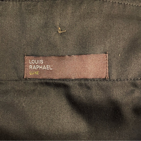 Louis Raphael Luxe 100% Worsted Wool Men’s Tapered Leg Dress Pants Slacks- 32/30 - Picture 10 of 11